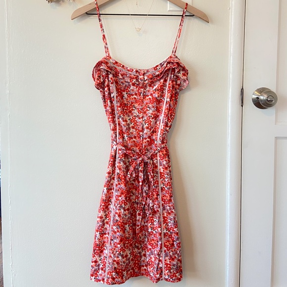 SOLD LC Lauren Conrad Floral Ruffle Dress - Picture 1 of 2